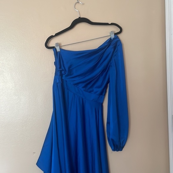 Ieena for Mac Duggal
One Shoulder High Low Gown - Picture 8 of 9